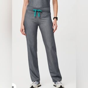Figs Women's Graphite Gray‎ Livingston Basic Scrub Pants Large
